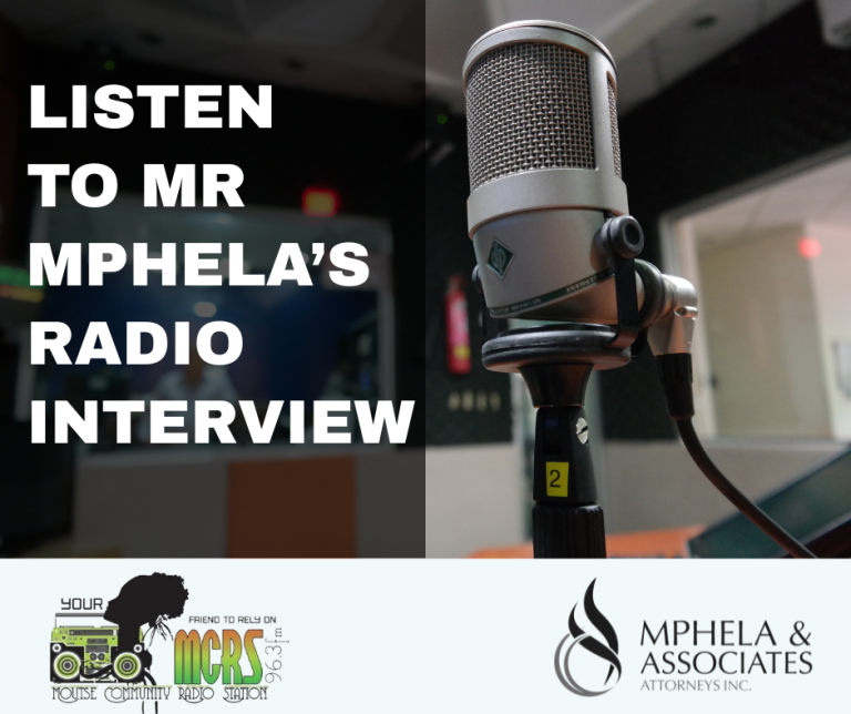 Mr Mphela Radio Interview at Moutse Community Radio Station